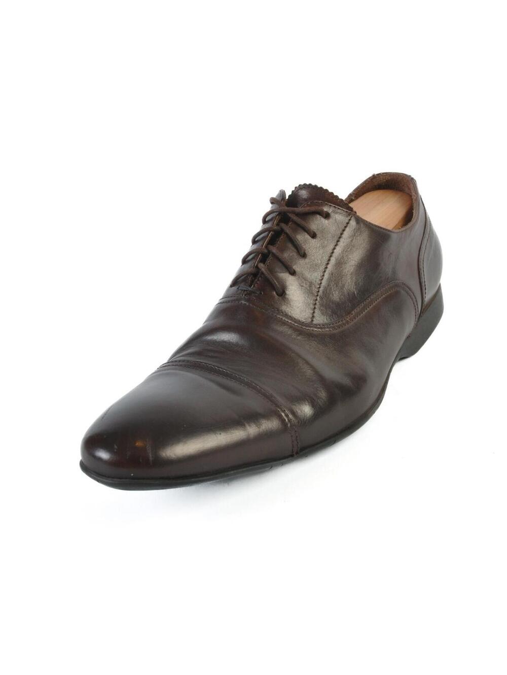 Paul Smith Dark Brown Cap Toe Oxfords 9 37441